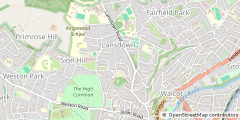 Map of Bath