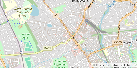 Map of Edgware