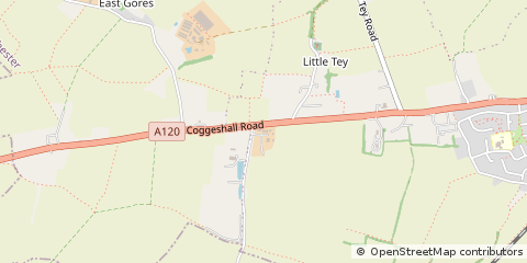 Map of Colchester, Essex