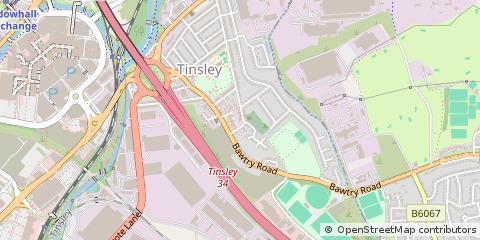 Map of Sheffield