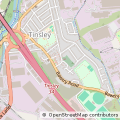 Map of Sheffield