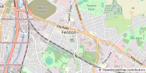 Map of Stoke-on-Trent