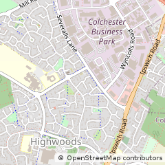 Map of Colchester