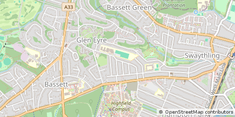 Map of Southampton