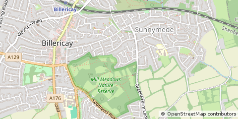 Map of Billericay
