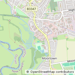 Map of Ringwood, Hampshire