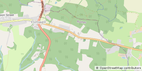Map of Wadhurst, Kent