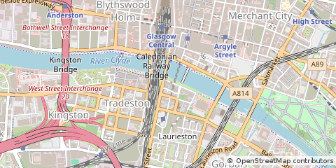 Map of Glasgow