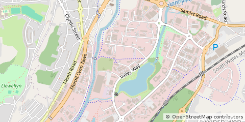 Map of Enterprise Park, Swansea