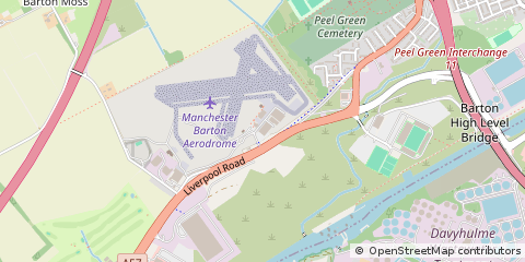 Map of Eccles, Greater Manchester