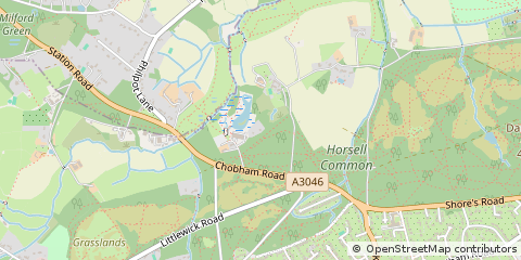Map of Woking