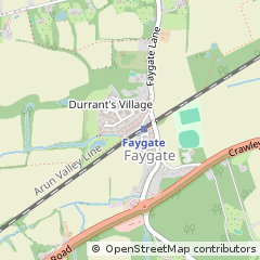 Map of Horsham, West Sussex