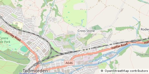 Map of Todmorden