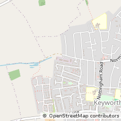 Map of Nottingham, Nottinghamshire