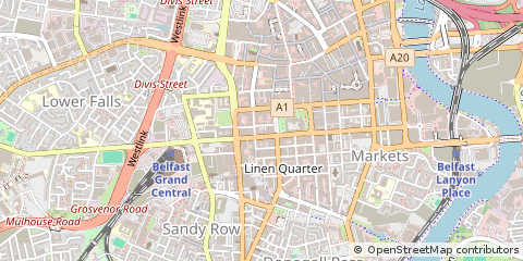 Map of Belfast, CO. Antrim