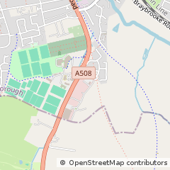 Map of Market Harborough, Leicestershire