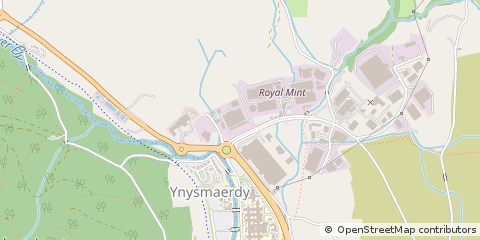 Map of Pontyclun, MID Glamorgan