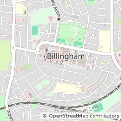 Map of Billingham, Cleveland