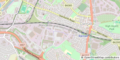 Map of Sheffield