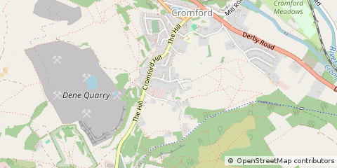 Map of Matlock, Derbyshire