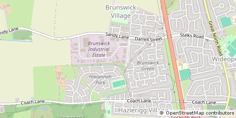 Map of Newcastle Upon Tyne