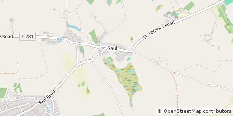 Map of Downpatrick, CO. Down.