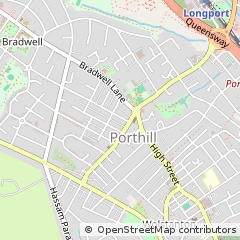 Map of Porthill