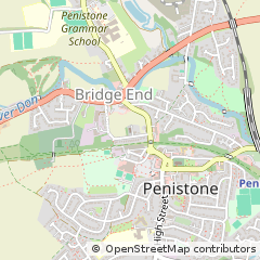 Map of Penistone, South Yorkshire