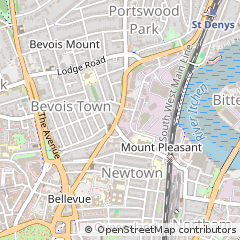 Map of Southampton, Hampshire