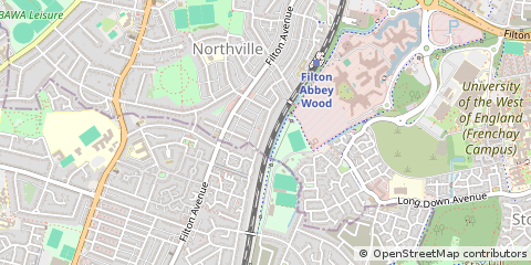 Map of Filton, Bristol