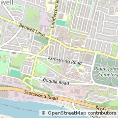 Map of Newcastle Upon Tyne
