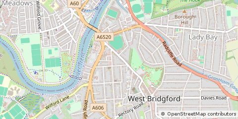 Map of Nottingham