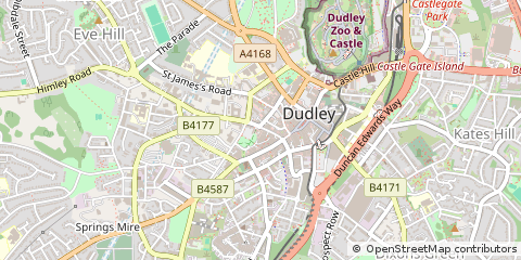 Map of Halesowen, West Midlands