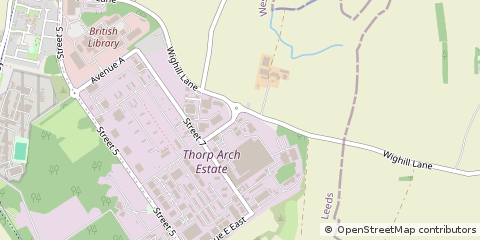 Map of Wetherby, West Yorkshire