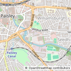 Map of Paisley, Renfrewshire