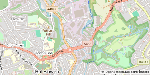 Map of Halesowen