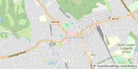 Map of Stanmore