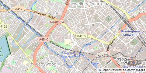Map of Birmingham