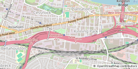 Map of Glasgow