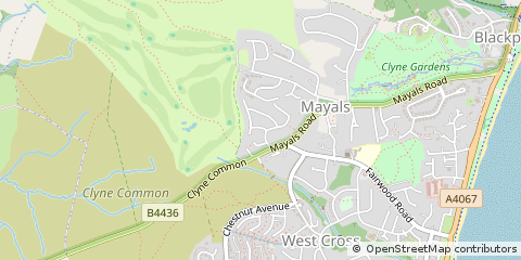Map of Swansea
