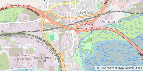 Map of Widnes