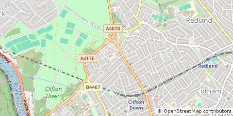 Map of Bristol, Avon