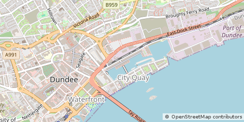Map of Dundee