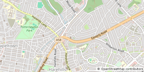 Map of Leeds