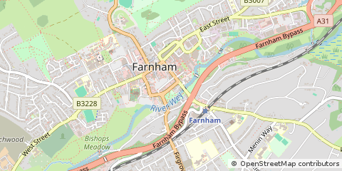 Map of Surrey, Berkshire