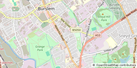 Map of Stoke-on-Trent