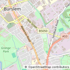 Map of Stoke-on-Trent