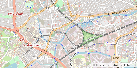 Map of Nottingham