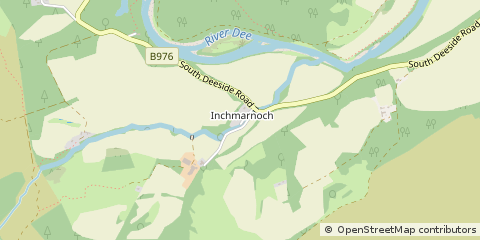 Map of Aboyne, Aberdeenshire