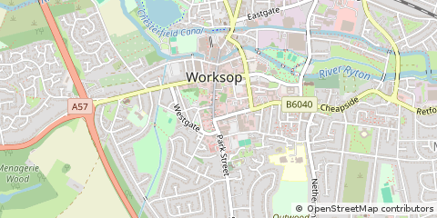Map of Worksop